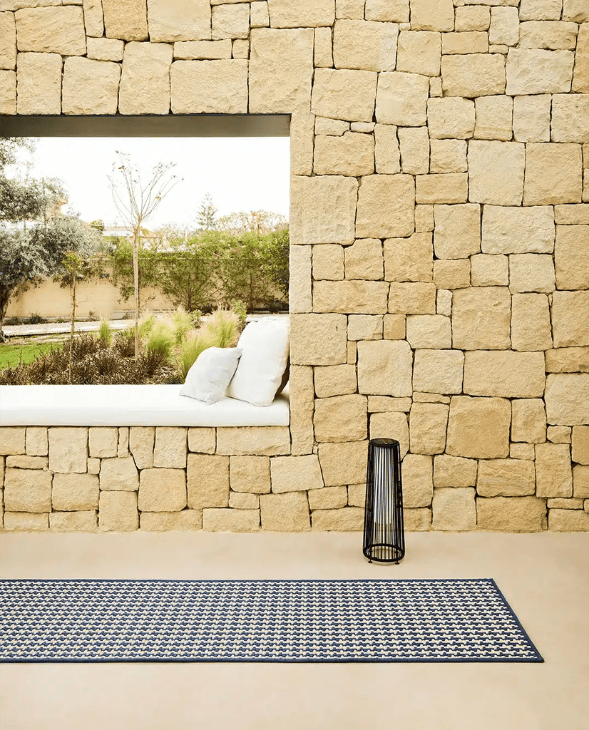 Alfombra Redonda de Interior y Exterior Terra Gorafe - pino_y_jacaranda