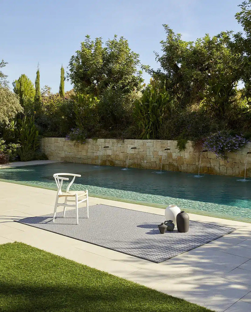 Alfombra Redonda de Interior y Exterior Terra Gorafe - pino_y_jacaranda