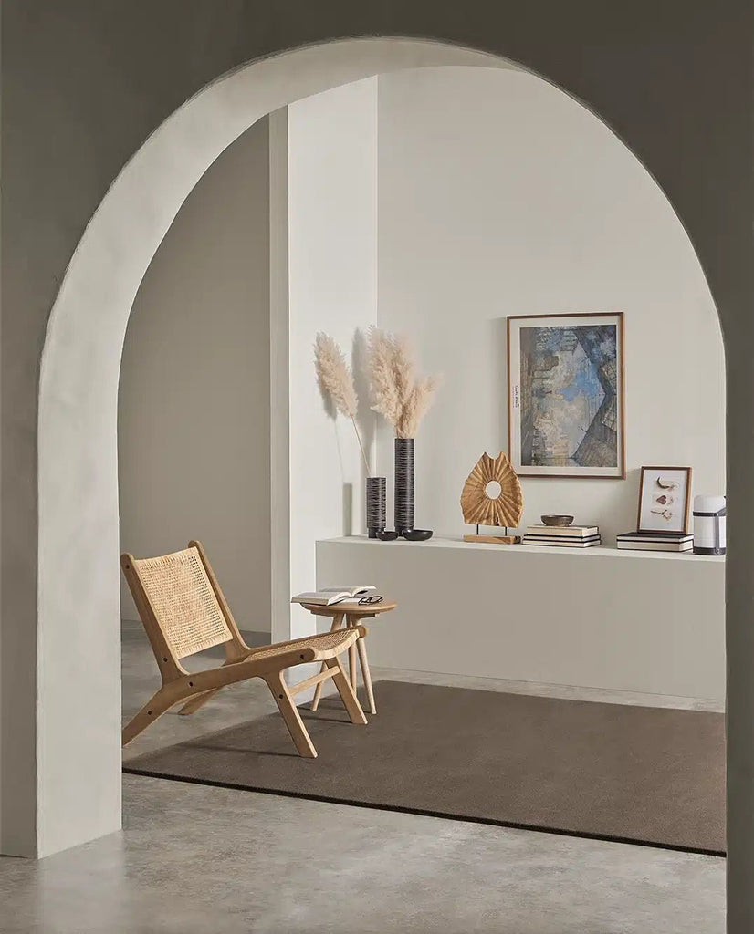 Alfombra Redonda de Interior y Exterior Zenit - pino_y_jacaranda