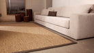 Alfombra rectangular de sisal Tanuki