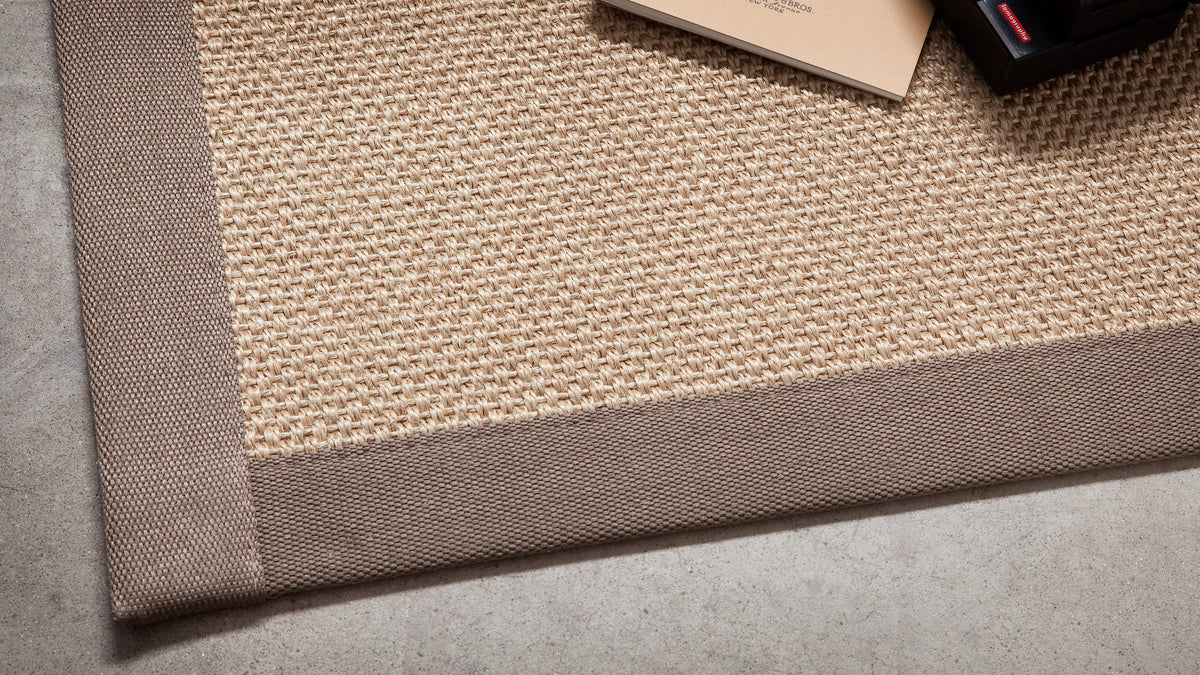 Alfombra rectangular de sisal Tengu