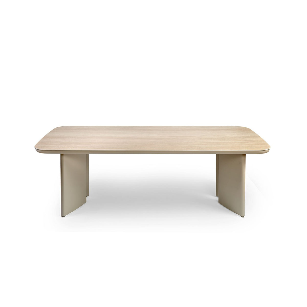 Mesa de comedor de exterior de aluminio y porcelánico 240 Cambados