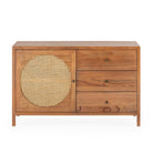 Aparador de madera de cedro y ratán Moguer