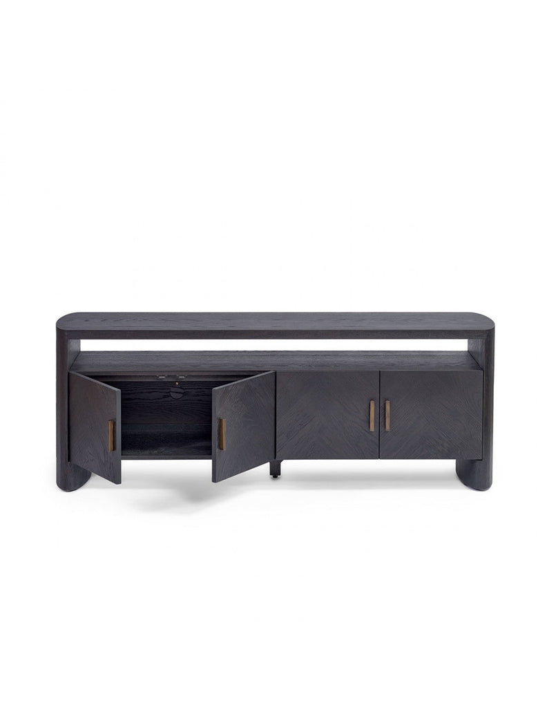 Aparador / Mueble de TV Ébano - pino_y_jacaranda