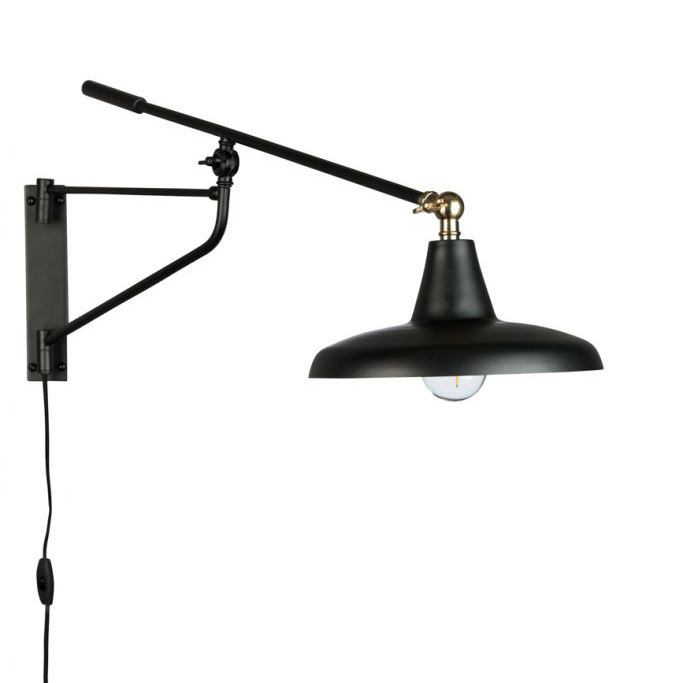 Aplique de pared con brazo regulable Lucio