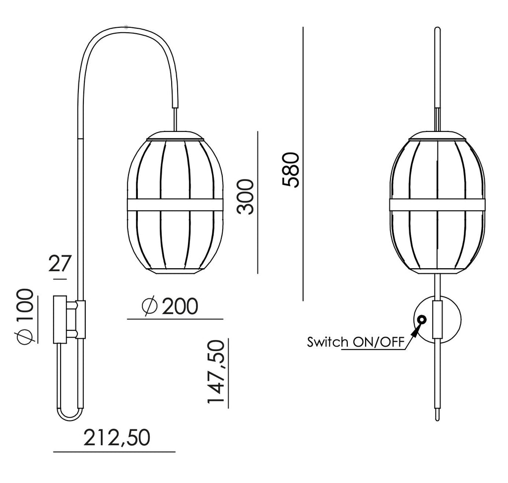 Aplique de Pared Pull - #pino_y_jacaranda#