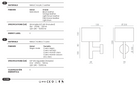 Aplique de Pared Rems - A1318