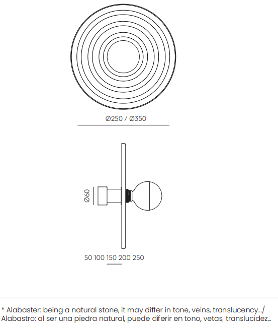 Aplique de Pared Wave - A1094