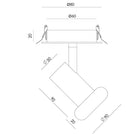 Foco Empotrable Cocus - T0310