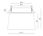 Foco Empotrable Cup - T0329