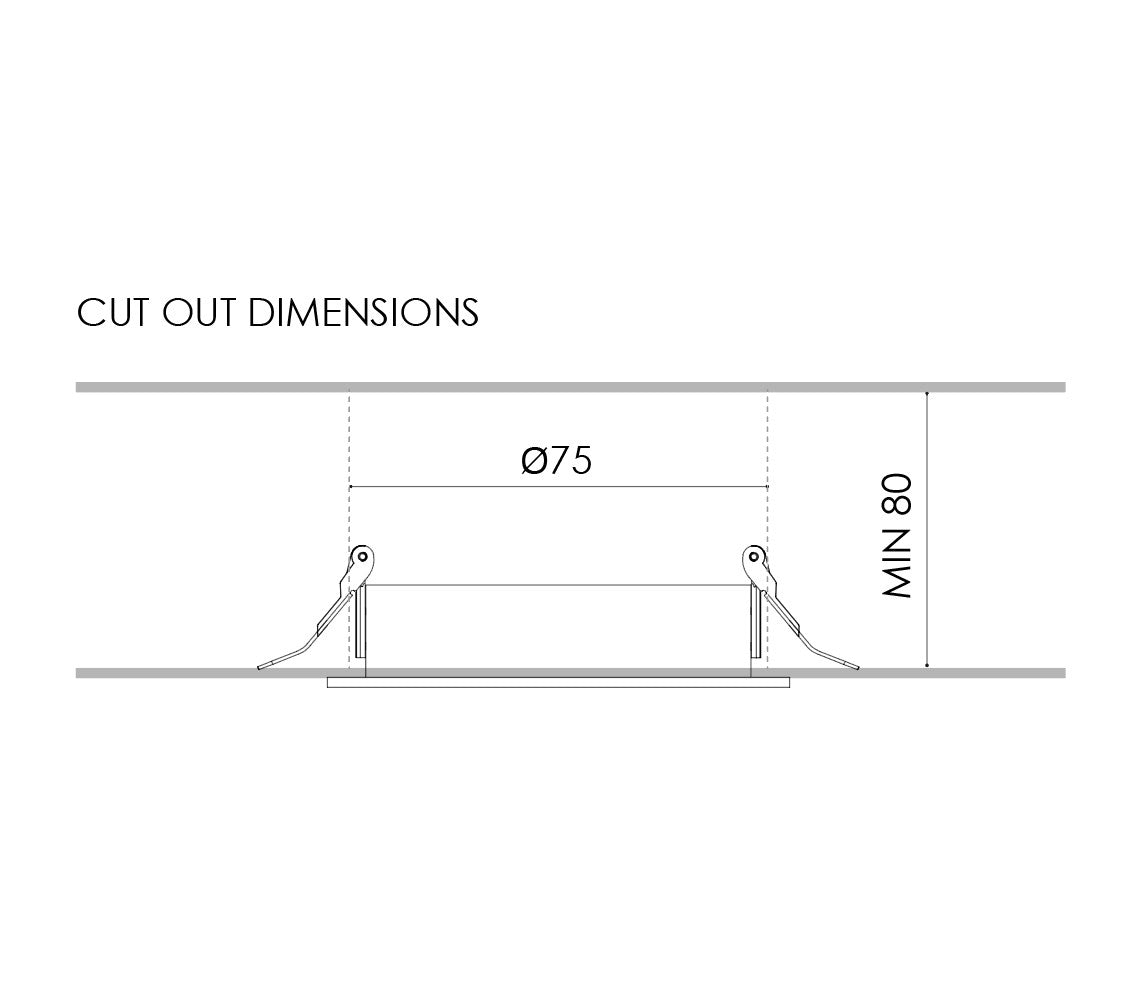 Foco Empotrable Glass - T0304