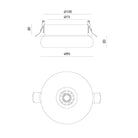 Foco Empotrable Mart - T0301