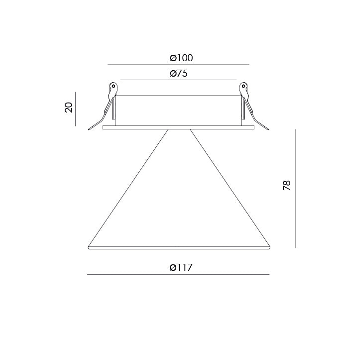 Foco Empotrable Niz - T0302