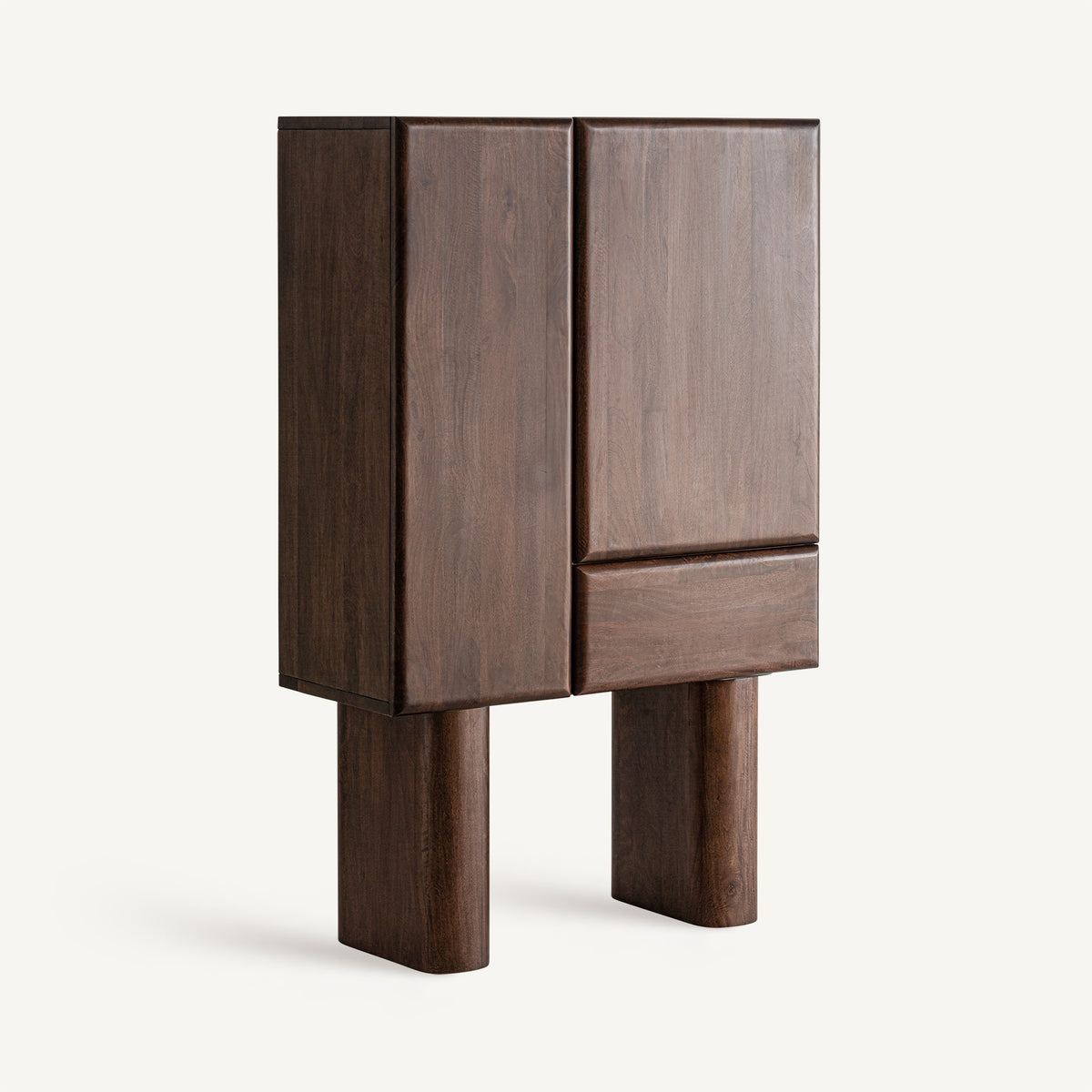 Armario de madera de mango y acero Turqueta