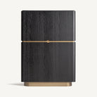 Armario de madera negra y cristal Ferreries