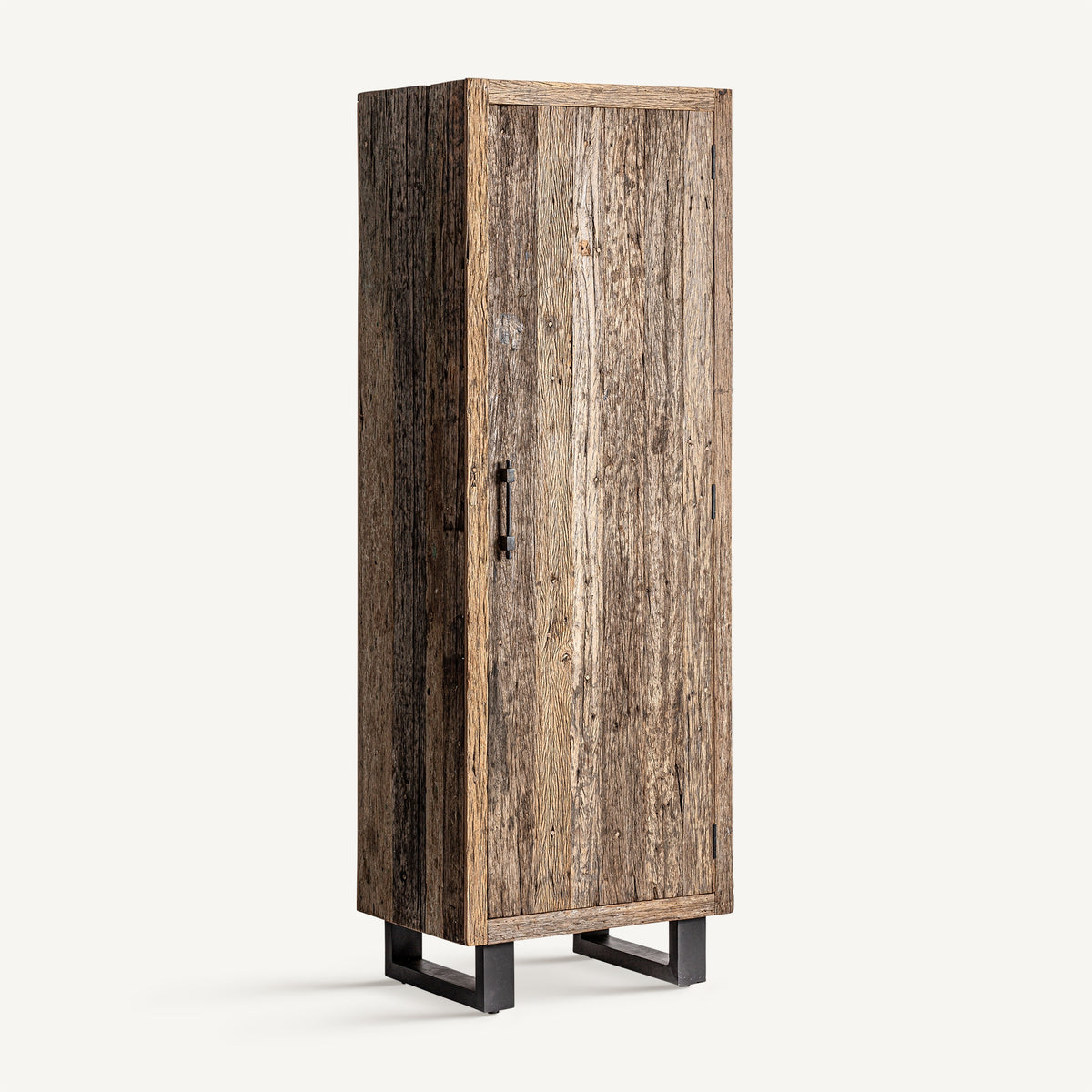 Armario de madera recuperada y hierro Sóller 71 cm