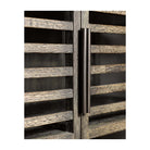 Armario de roble grisáceo con puertas de cristal Getares