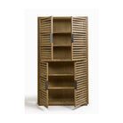 Armario de roble natural con puertas de cristal Castril