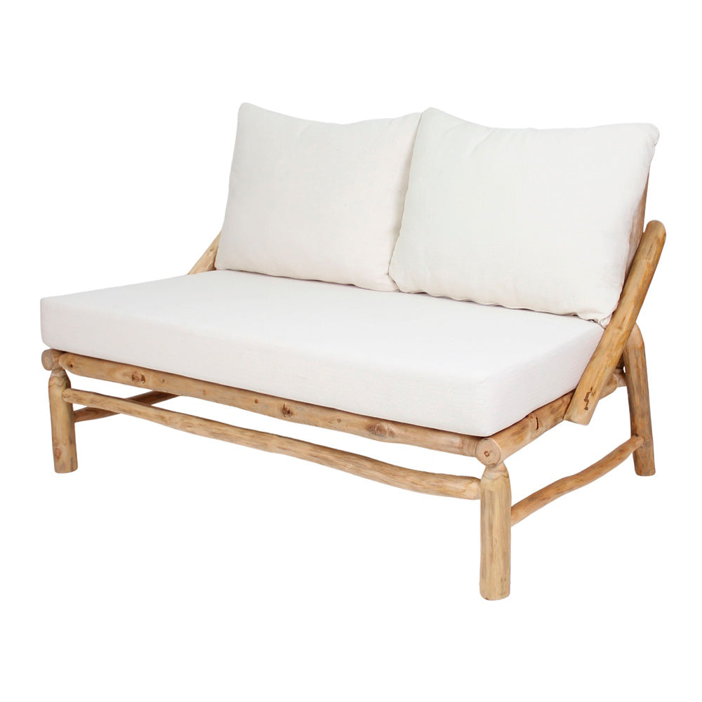 Banco de madera con cojines Arneb