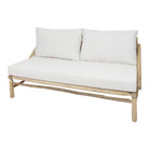 Banco de madera con cojines Arneb