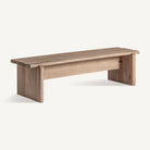 Banco de madera de mango claro Pregonda