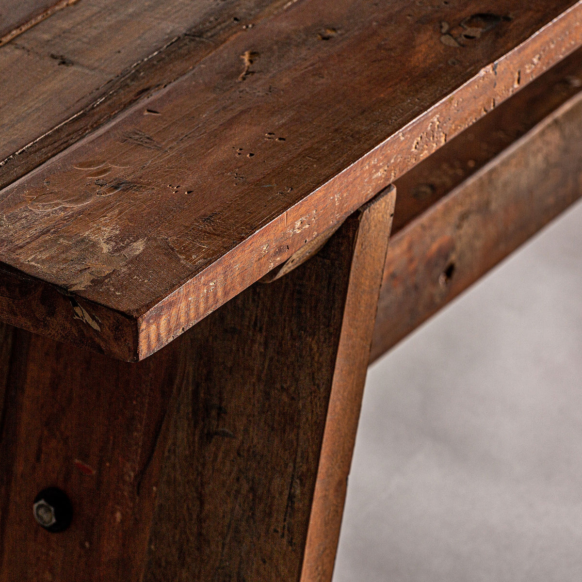 Banco de madera de mango envejecida Artà 200 cm