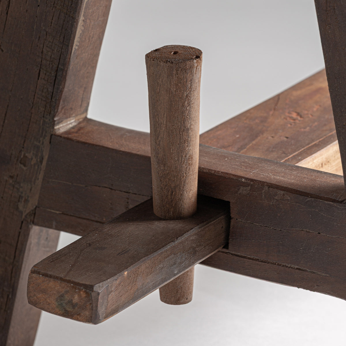 Banco de madera de mango reciclada Artà 120 cm