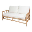 Banco de madera tropical con cojines Albireo