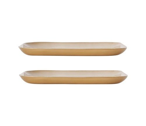 Bandeja Portallaves Cuadrada Caracola y Concha Dorada - pino_y_jacaranda