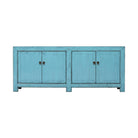 Piecero azul de olmo con 4 puertas Mingyu