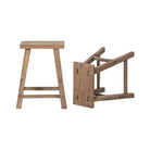 Set de 4 taburetes antiguos de olmo Viniegra