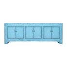 Cómoda azul de pino con 6 puertas Yafeng