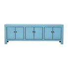 Piecero azul de pino con 6 puertas Cardo