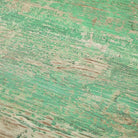Consola verde de pino con 4 cajones Collarada