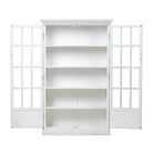 Vitrina blanca de pino con 2 puertas Tirón