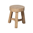 Mesa auxiliar natural de olmo Anxin
