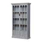 Vitrina gris de pino con 2 puertas Cega