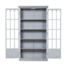 Vitrina gris de pino con 2 puertas Cega