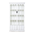 Vitrina blanca de pino con 2 puertas Voltoya
