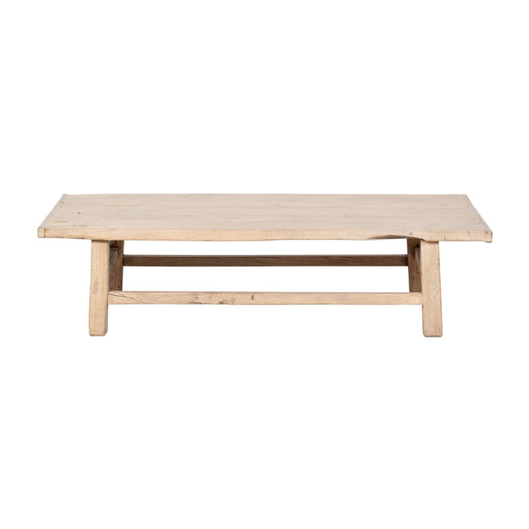 Mesa de centro natural de pino Mochuelo