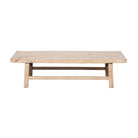 Mesa de centro natural de pino Meian