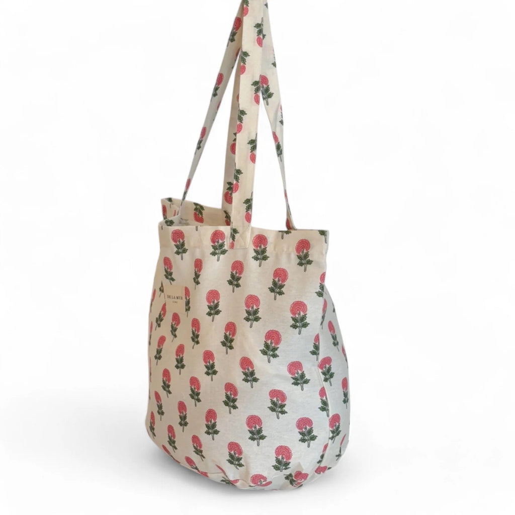 Bolso Grande Flores - pino_y_jacaranda