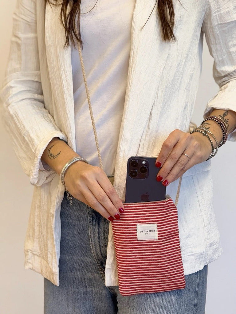 Bolso Porta Móvil Dalí - pino_y_jacaranda