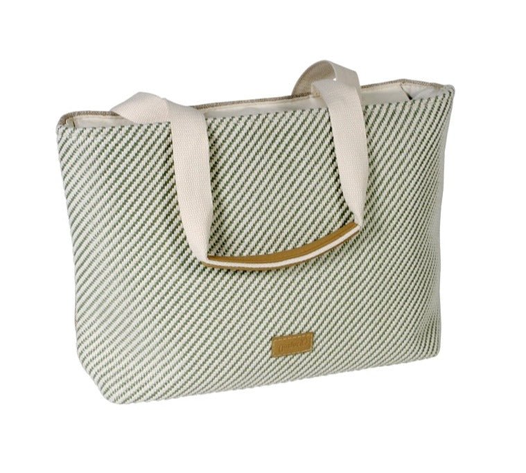 Bolso Rayas Bicolor - #pino_y_jacaranda#