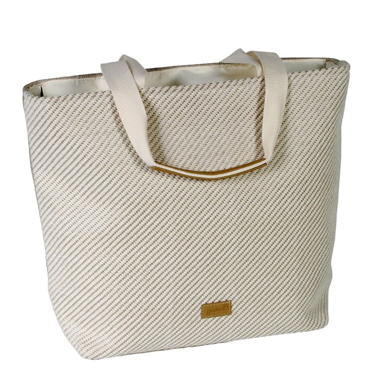 Bolso Rayas Bicolor - #pino_y_jacaranda#