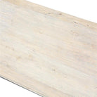 Mesa de centro natural de olmo y hierro Sanitja
