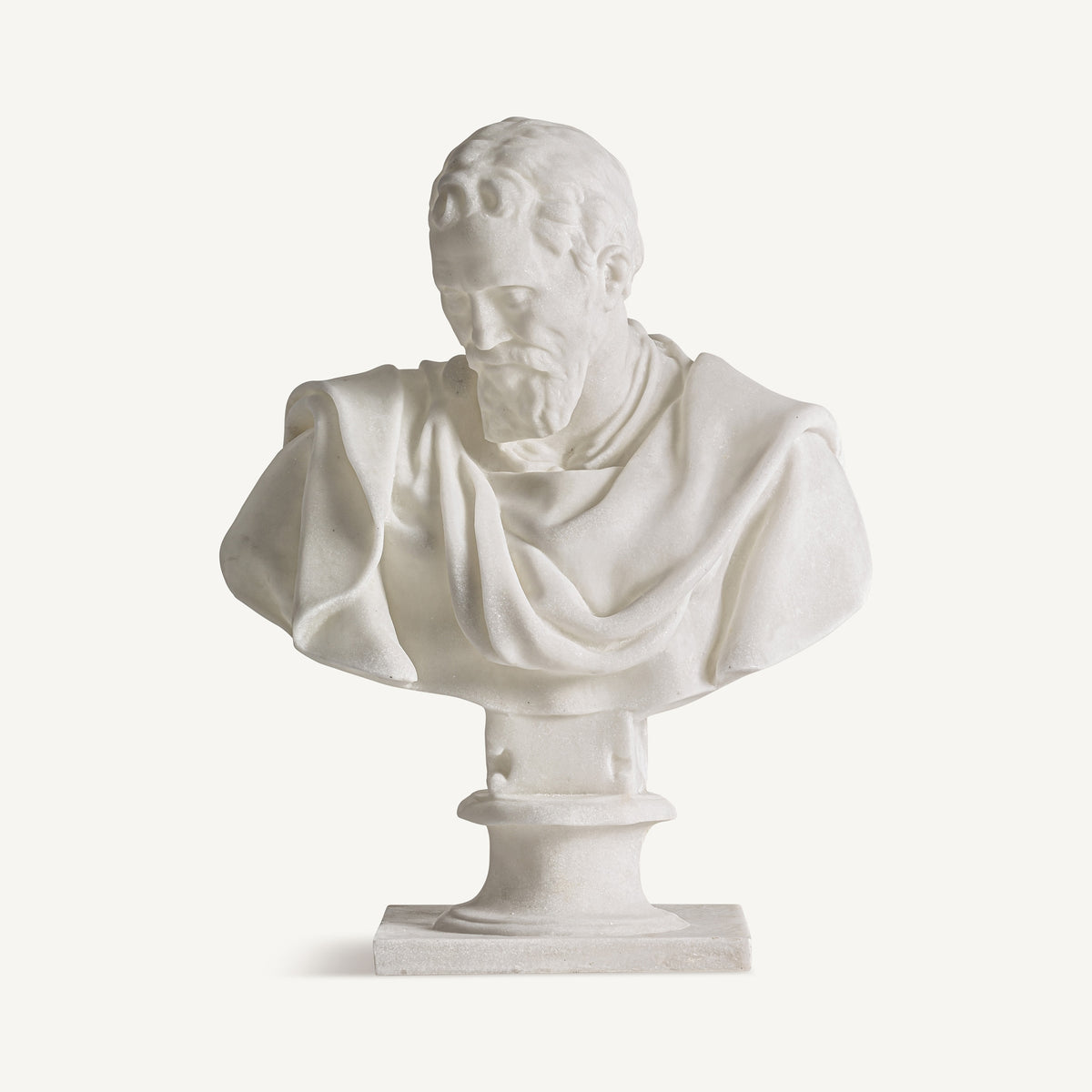 Busto de resina blanca Sineu