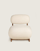 Butaca Mare Nogal Dolmen Creme