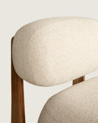 Butaca Mare Nogal Dolmen Creme