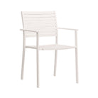 Set de 2 sillones de aluminio blanco Parauta
